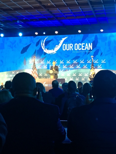 President Obama at the third Our Ocean Conference 