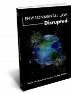 Book cover of "Environmental Law, Disrupted."